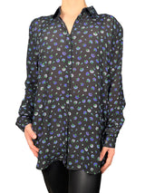 Blusa Flores Seda
