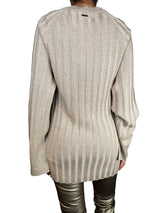 Sweater Viscosa Fibras Metalziadas