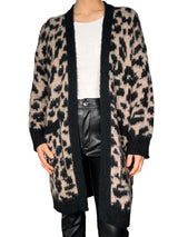 Cárdigan Largo  Animal Print