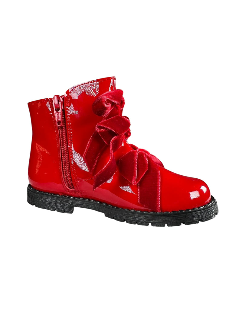 Botines Charol Lazos