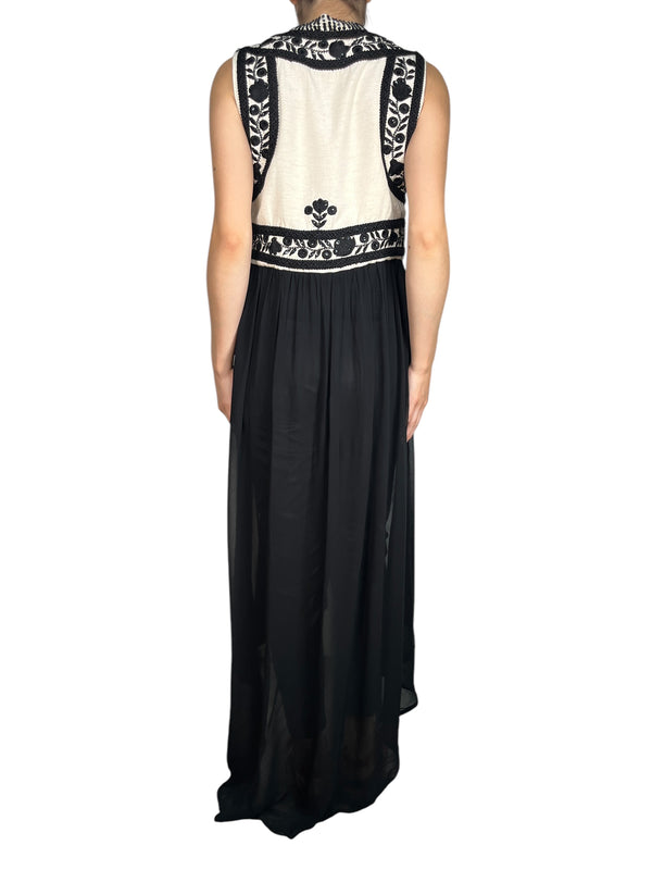 Kimono Bordado con Aplicaciones