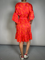 Vestido Rosado Estampado