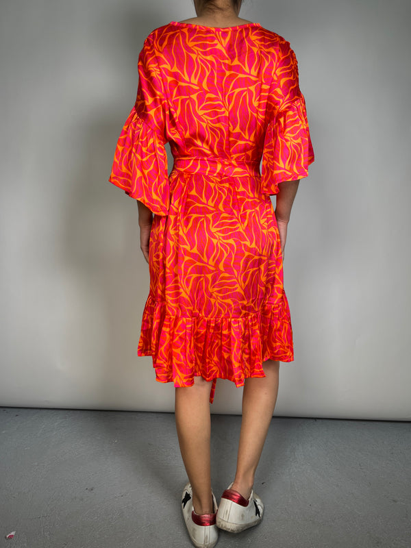 Vestido Rosado Estampado