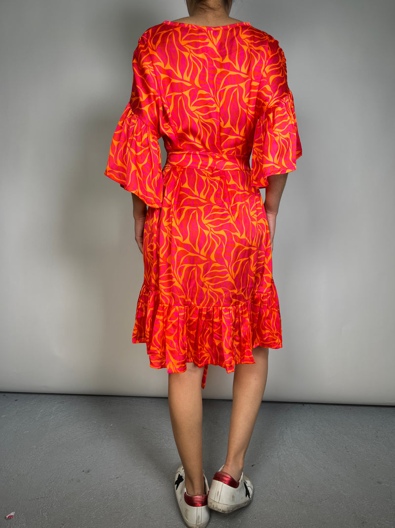 Vestido Rosado Estampado