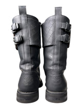 Botas Combat Quilted con Hebillas