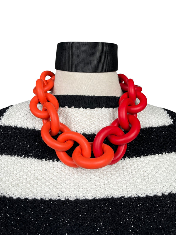 Collar Eslabones Bicolor