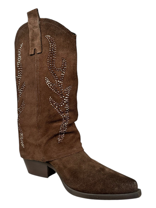 Botas Hazel Cuero Gamuza