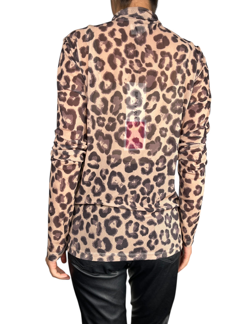 Polera Traslúcida Animal Print