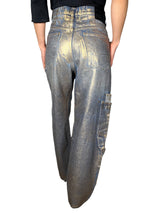 Jeans Cargo Foil Oro