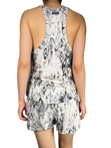 Polera Musculosa Estampada