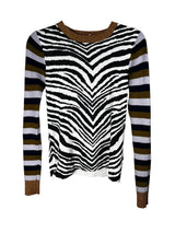 Sweater Cebra  Doble Textura