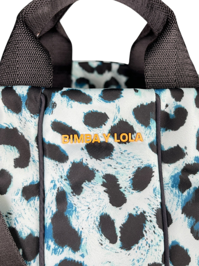 Cartera Animal Print Blue