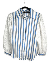 Blusa Mangas Encaje