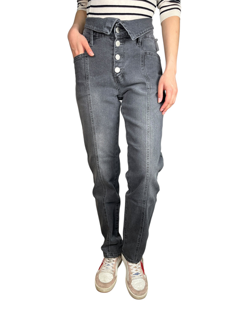 Jeans Papper Gris
