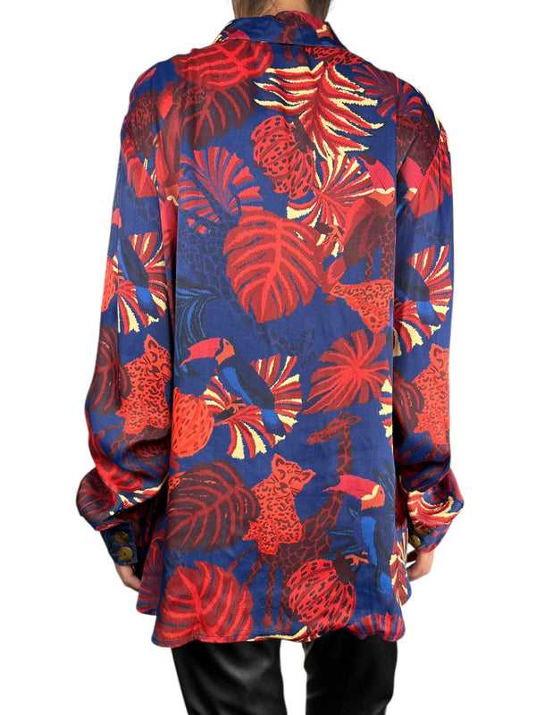 Blusa Flores Viscosa
