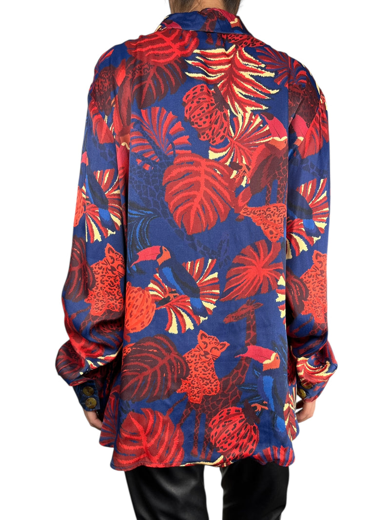 Blusa Flores Viscosa