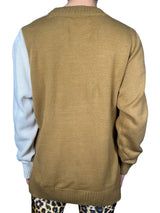 Sweater Bicolor Cruzado