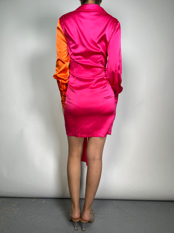 Vestido Rosado / Rojo