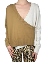 Sweater Bicolor Cruzado