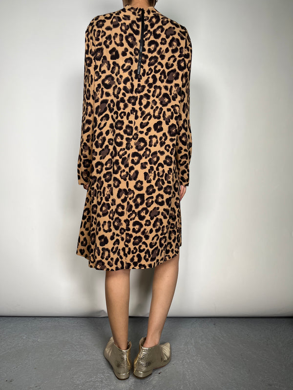 Vestido Viscosa Animal Print