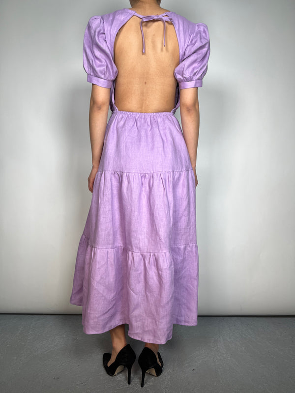 Vestido Lila Lino