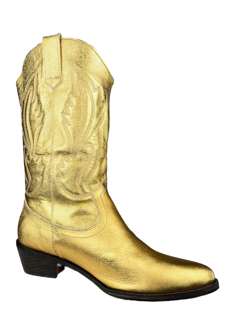 Botas Cowboy Doradas