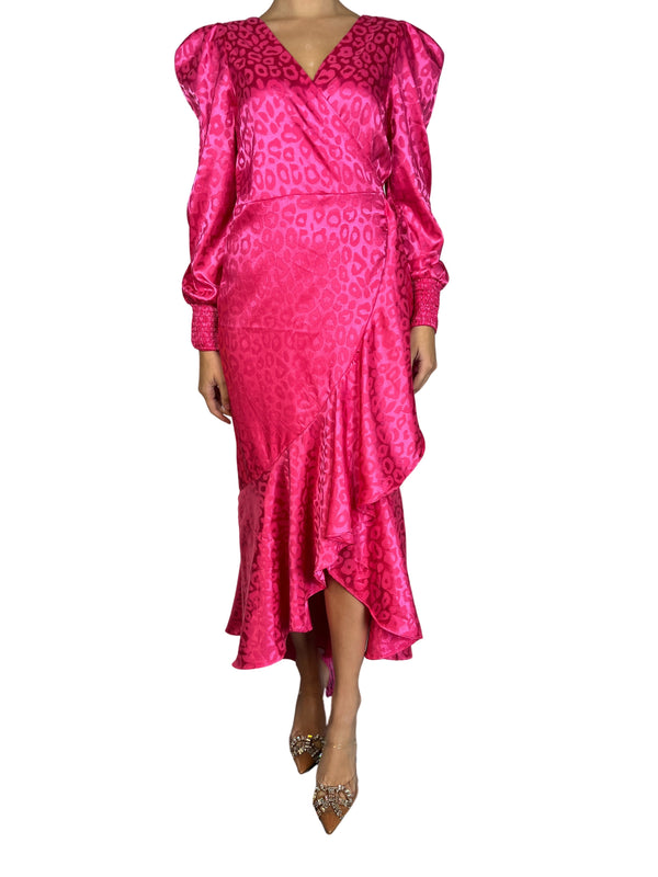 Vestido Fucsia Animal Print