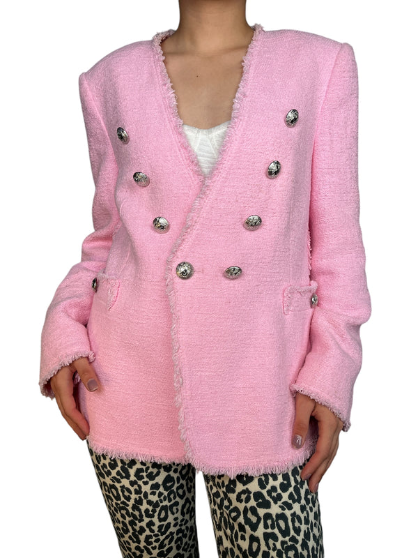 Chaqueta Tweed Pink