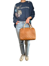 Cartera Cuero Camel