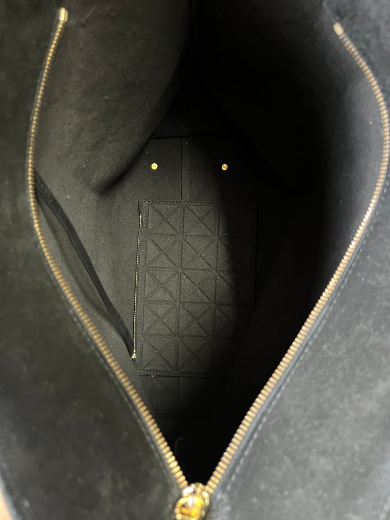 Bolso Origami Cremallera Gamuza