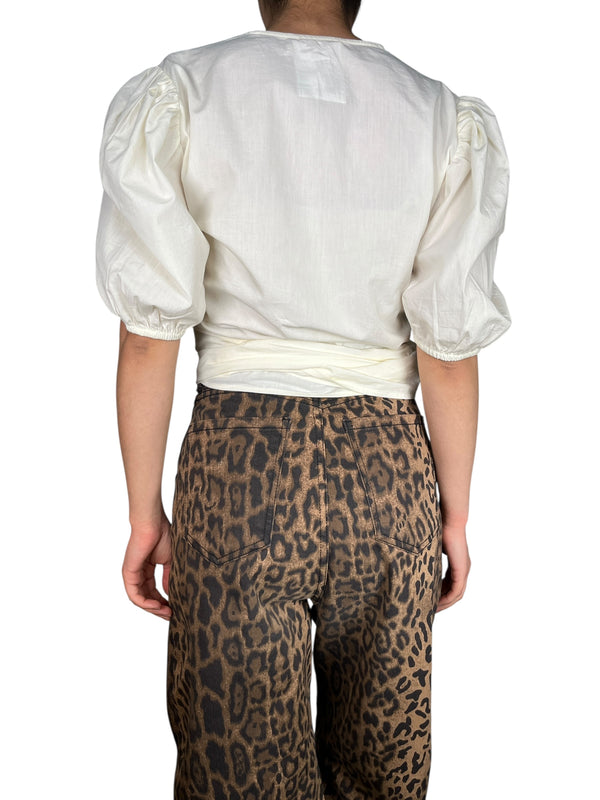 Blusa Mangas Globo