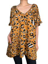 Polera Larga Estampada