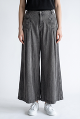 Jeans Palazzo Bolsillos Delanteros