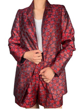 Set Jacquard Fibras Metalizadas