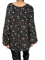 Blusa Seda Fibras Metalizadas