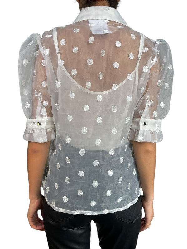 Blusa traslúcida
