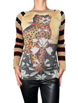 Sweater Tiger Flower