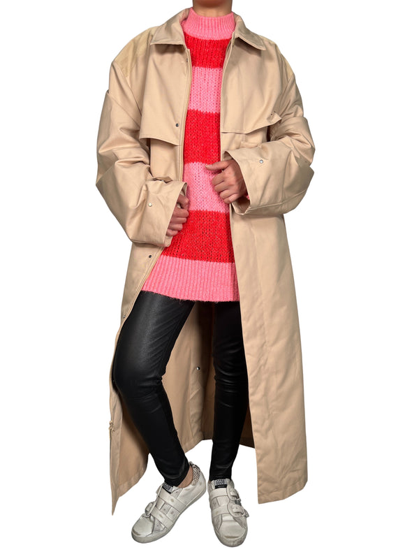 Trench Beige Unisex PLUS SIZE