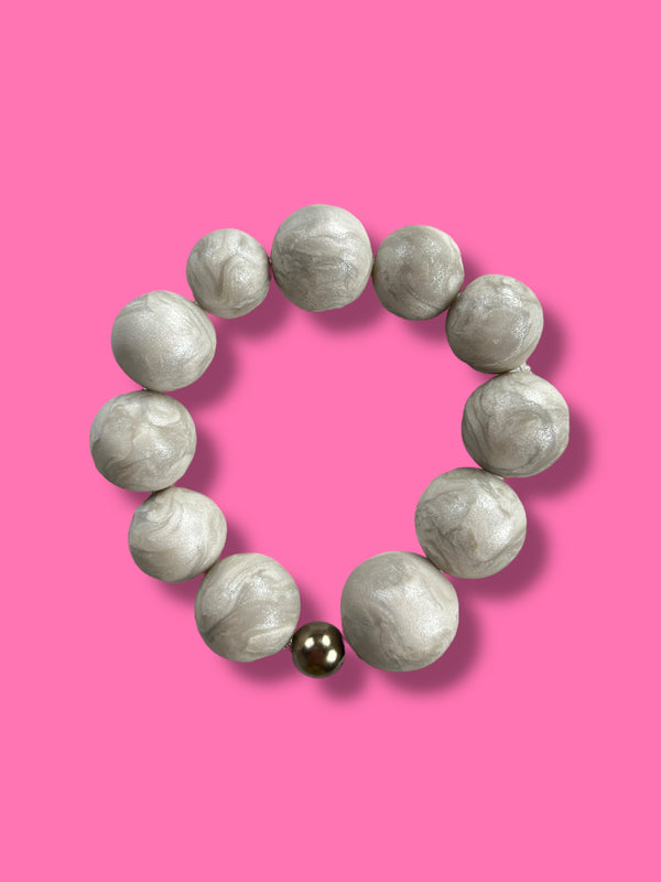 Pulsera Esferas Nácar
