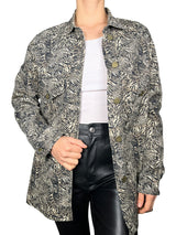 Sobrecamisa  Larga Animal Print
