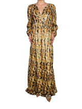 Vestido Seda Fibras Metalizadas
