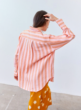 Blusa Rayas Lino