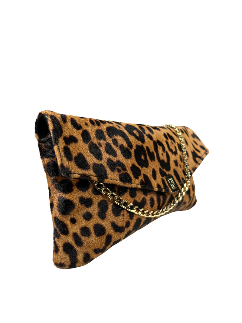 Cartera Clutch Piel