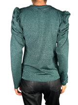 Polera Verde Brillos