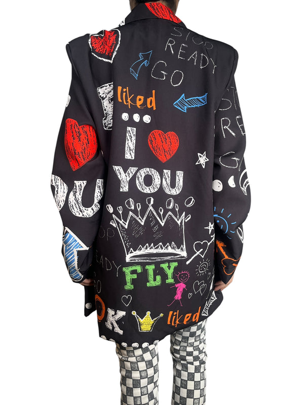 Blazer Estampado