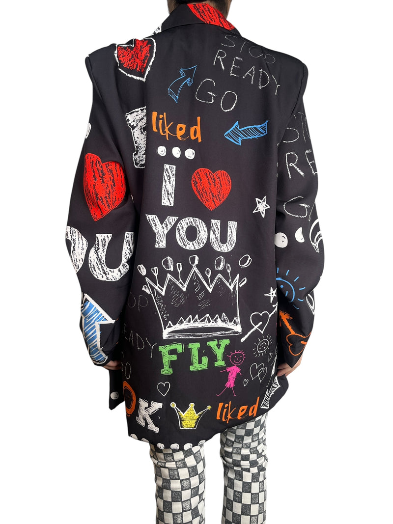 Blazer Estampado