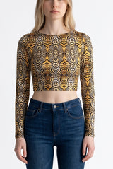 Crop Top Print