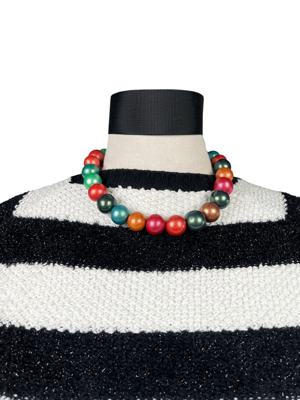 Collar Esferas Multicolor