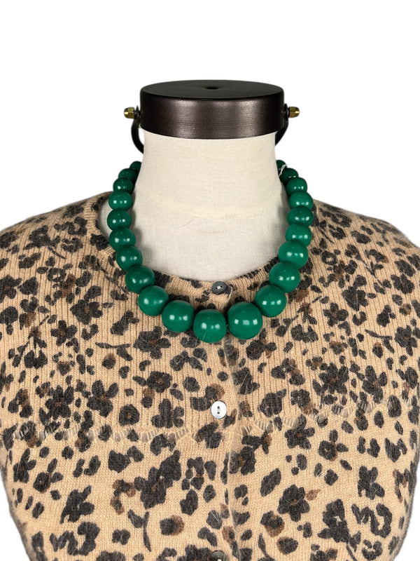 Collar Esferas Verde