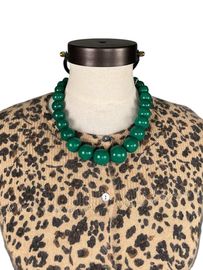 Collar Esferas Verde